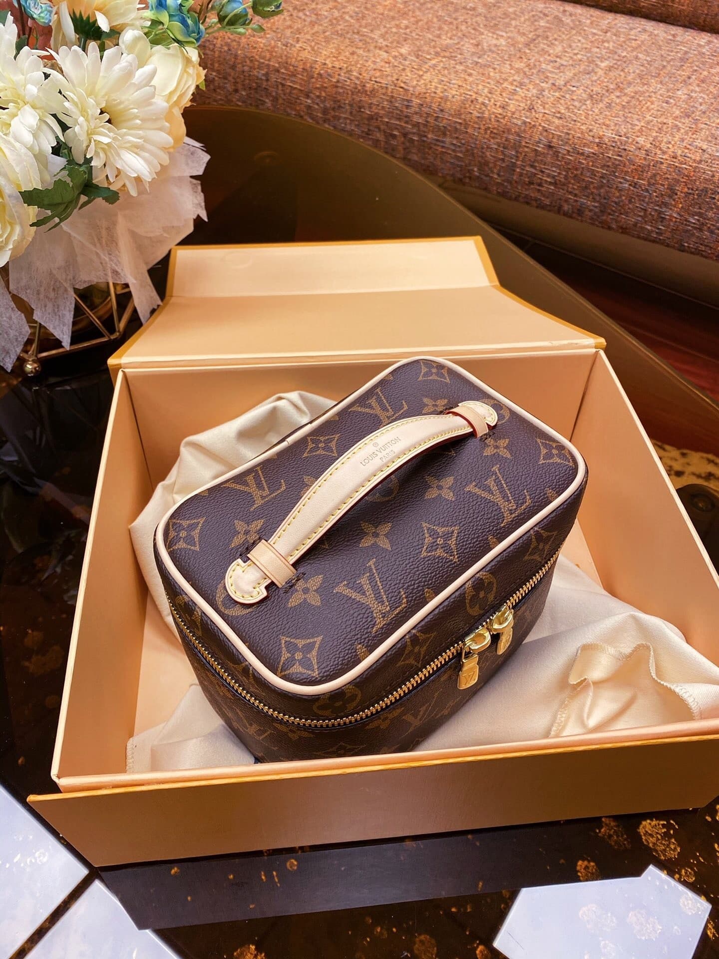 Louis Vuitton Monogram Neil Mini Makeup Bag