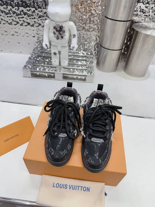 Louis Vuitton LV Skate Sneaker in 'Black Swarovski Monogram'