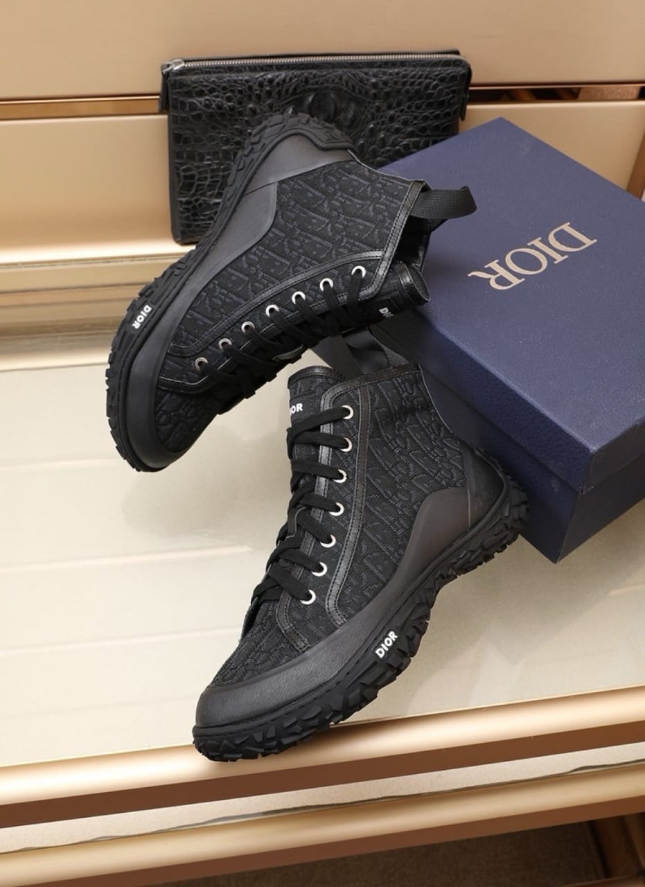 Dior B28 Diorizon Ankle Boot 'Dior Oblique - Black