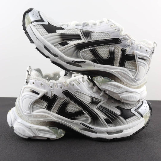 Balenciaga Runner sneakers in a white and black gradient