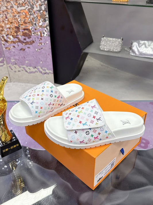 Louis Vuitton x Takashi Murakami Pool Pillow Flat Comfort Mules