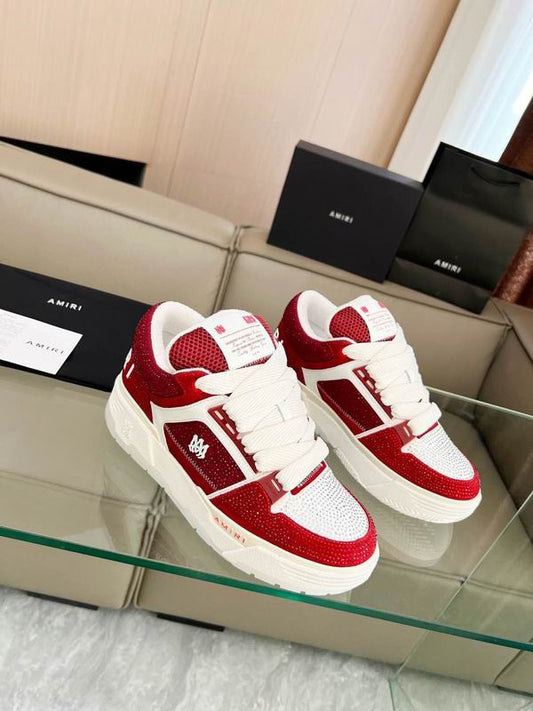 Amiri Crystal MA-1 Red White