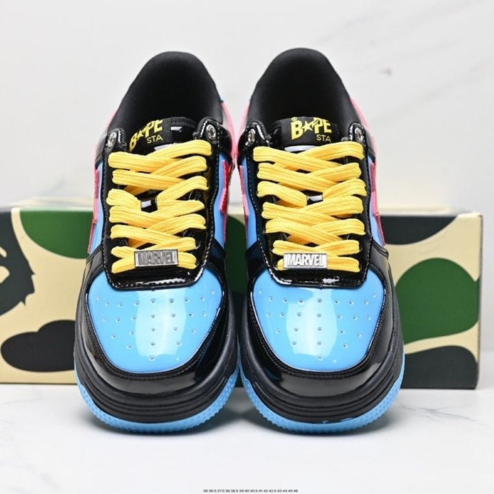 A Bathing Ape Marvel x Bapesta 'Black Widow'