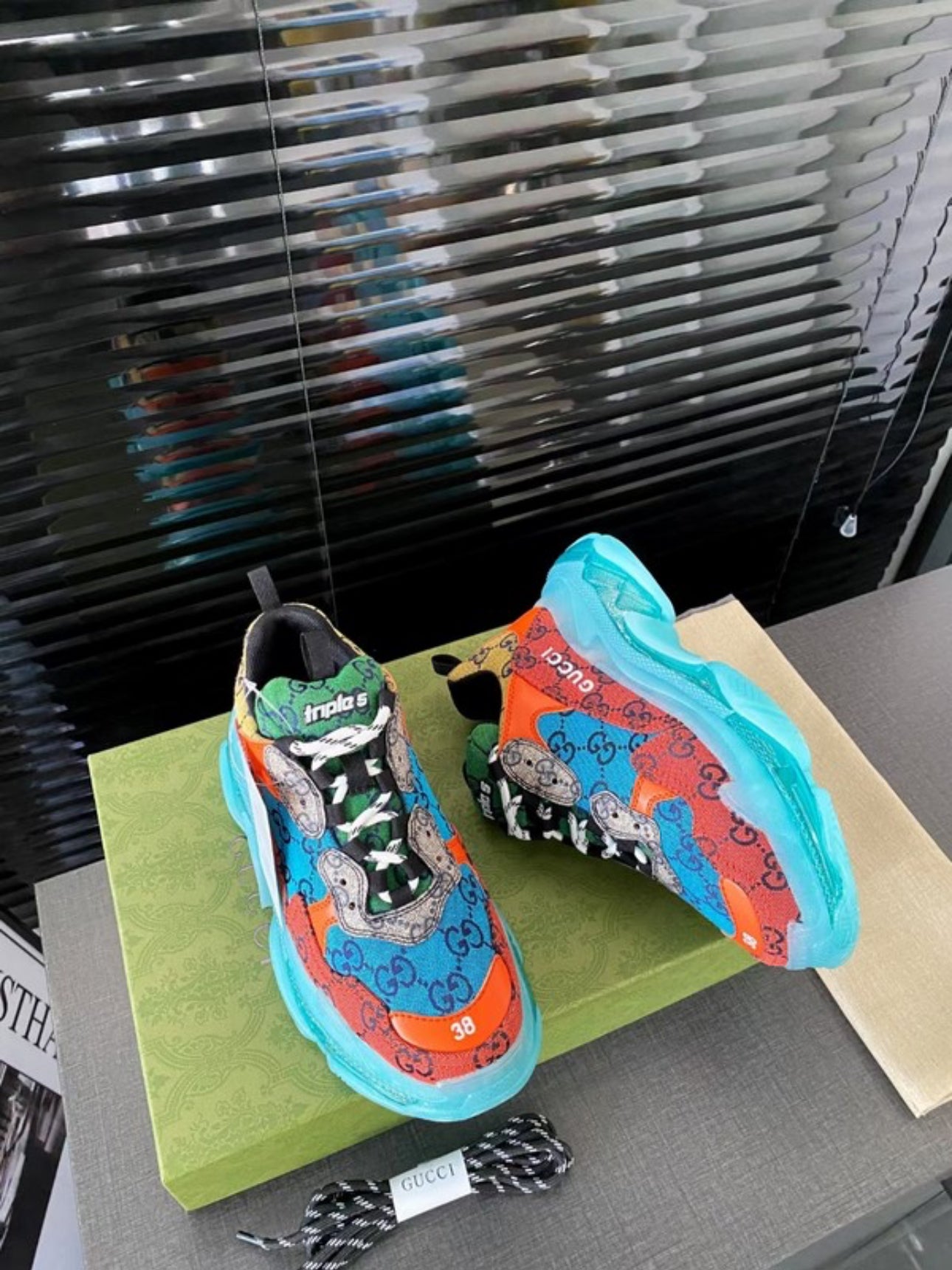 Gucci x Balenciaga Triple S 'The Hacker Project'