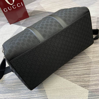 Gucci GG Black large duffle bag in black GG Supreme