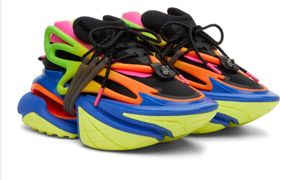 Balmain Multicolor Unicorn Low-Top Sneakers Balmain