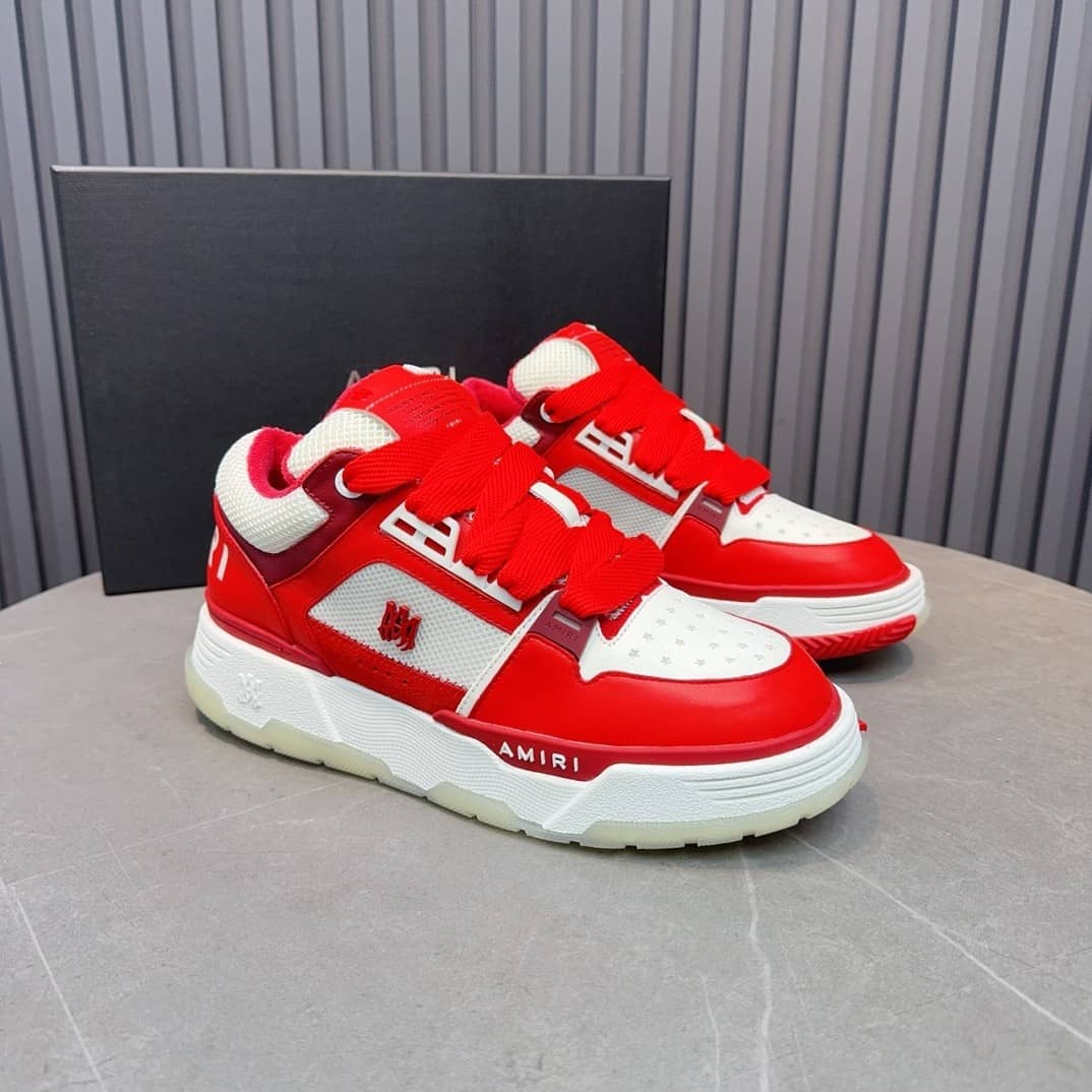 Amiri MA-1 sneakers in the 'Alabaster Red'