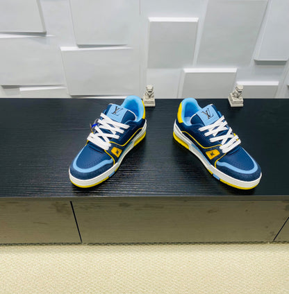 Louis Vuitton Trainer 'BLUE CALF LEATHER”