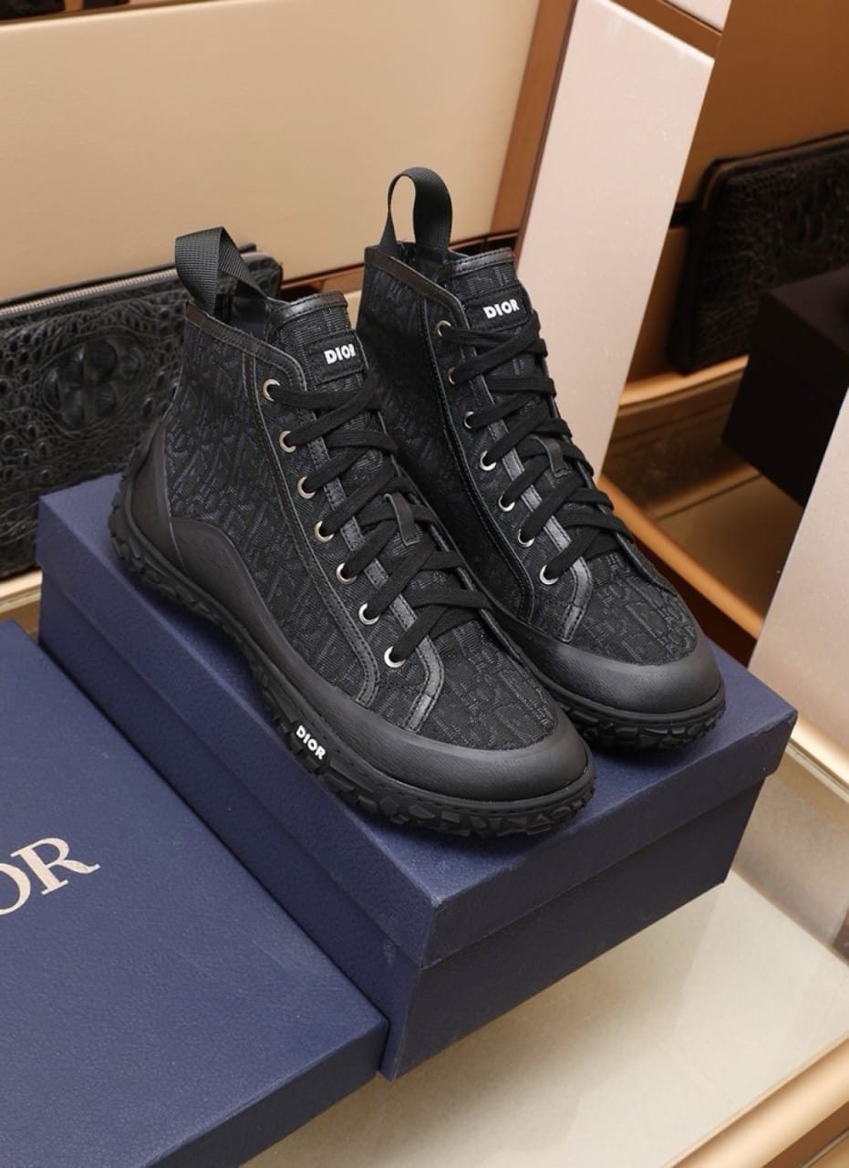 Dior B28 Diorizon Ankle Boot 'Dior Oblique - Black