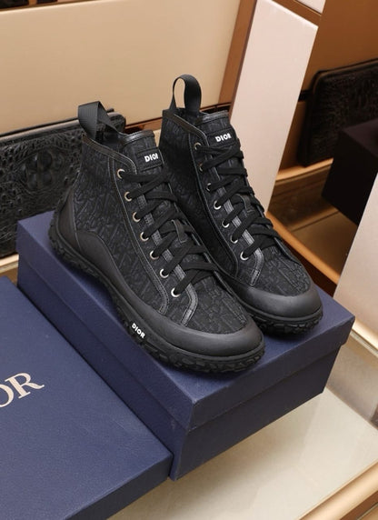 Dior B28 Diorizon Ankle Boot 'Dior Oblique - Black