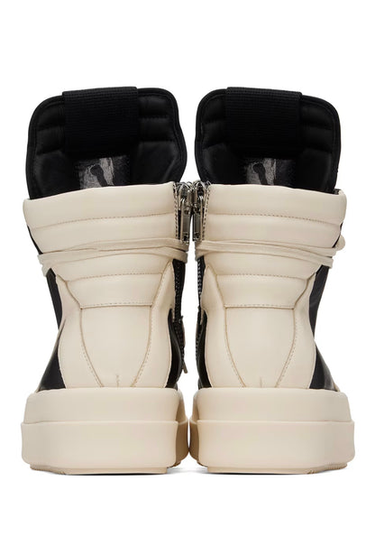 RICK OWENS
Black & Off-White Tower Mega Bumper
Geobasket Sneakers