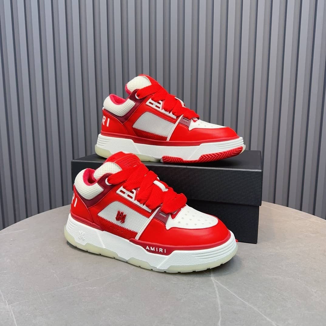 Amiri MA-1 sneakers in the 'Alabaster Red'