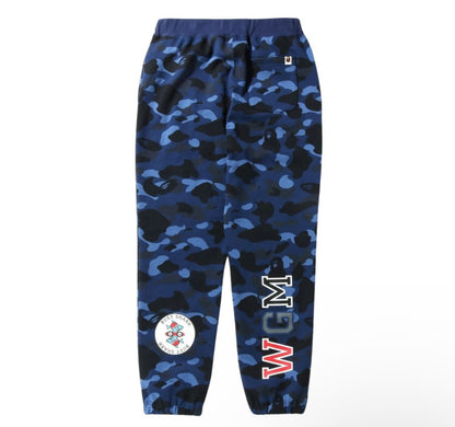 A Bathing Ape (BAPE) 1st Camo Shark Sweatpants (GREEN,YELLOW,RED,BLUE,BLACK)