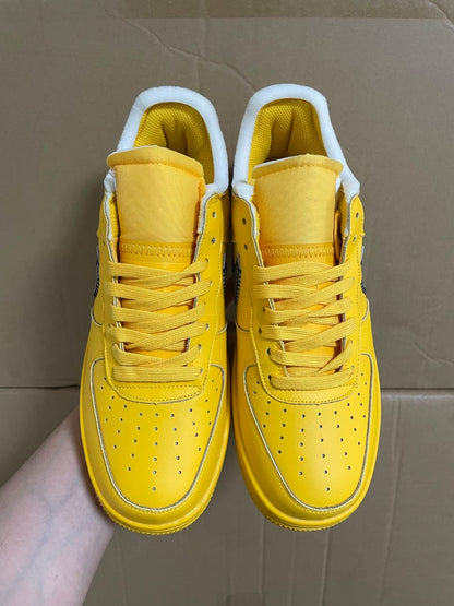 Nike Air Force 1 Low Off-White University Gold Metallic Silver