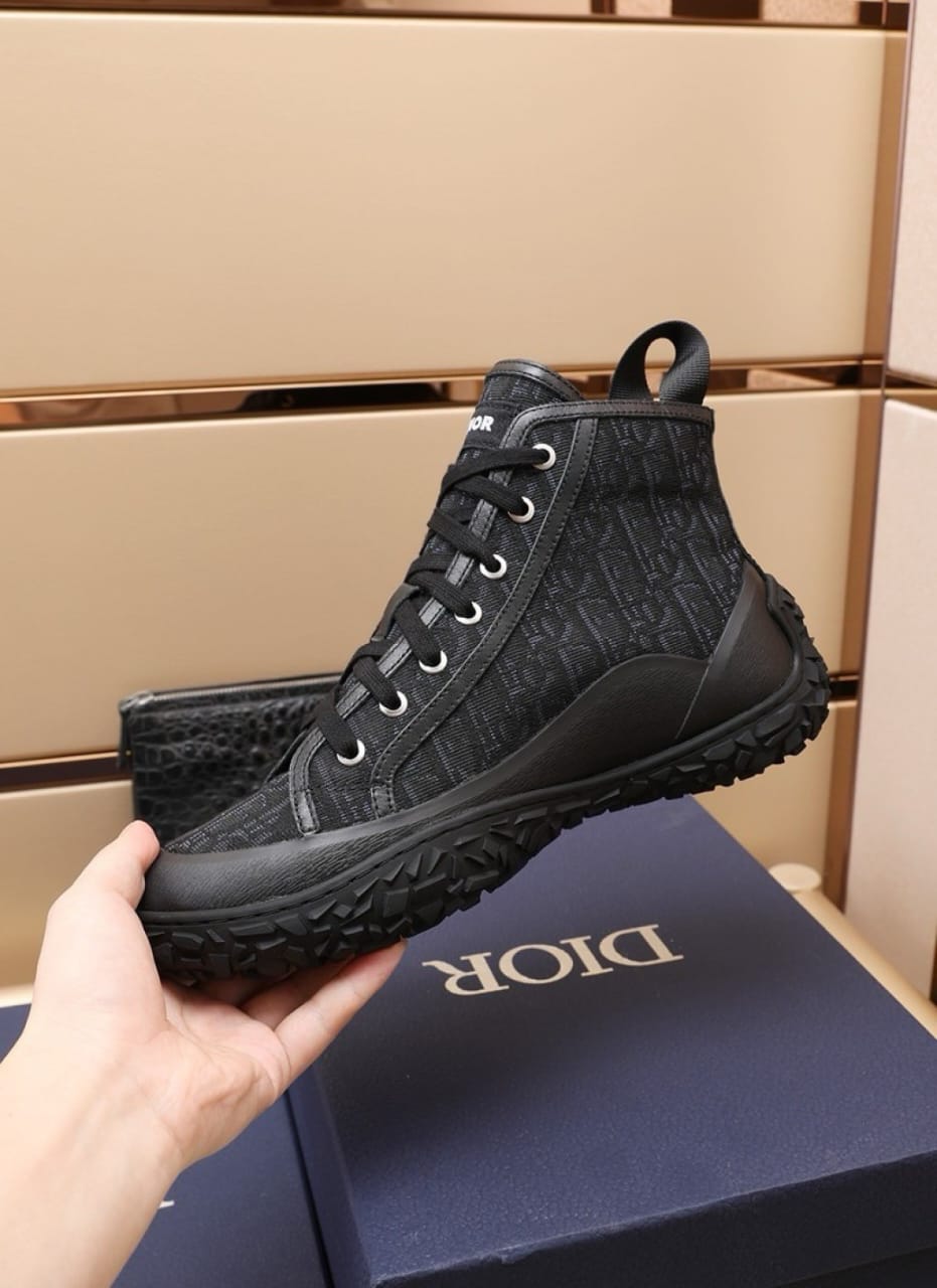 Dior B28 Diorizon Ankle Boot 'Dior Oblique - Black