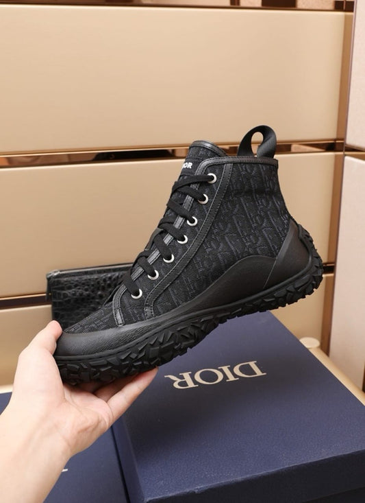 Dior B28 Diorizon Ankle Boot 'Dior Oblique - Black