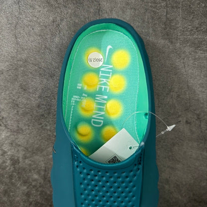 Nike Mind 001 Mules in the "Geode Teal"