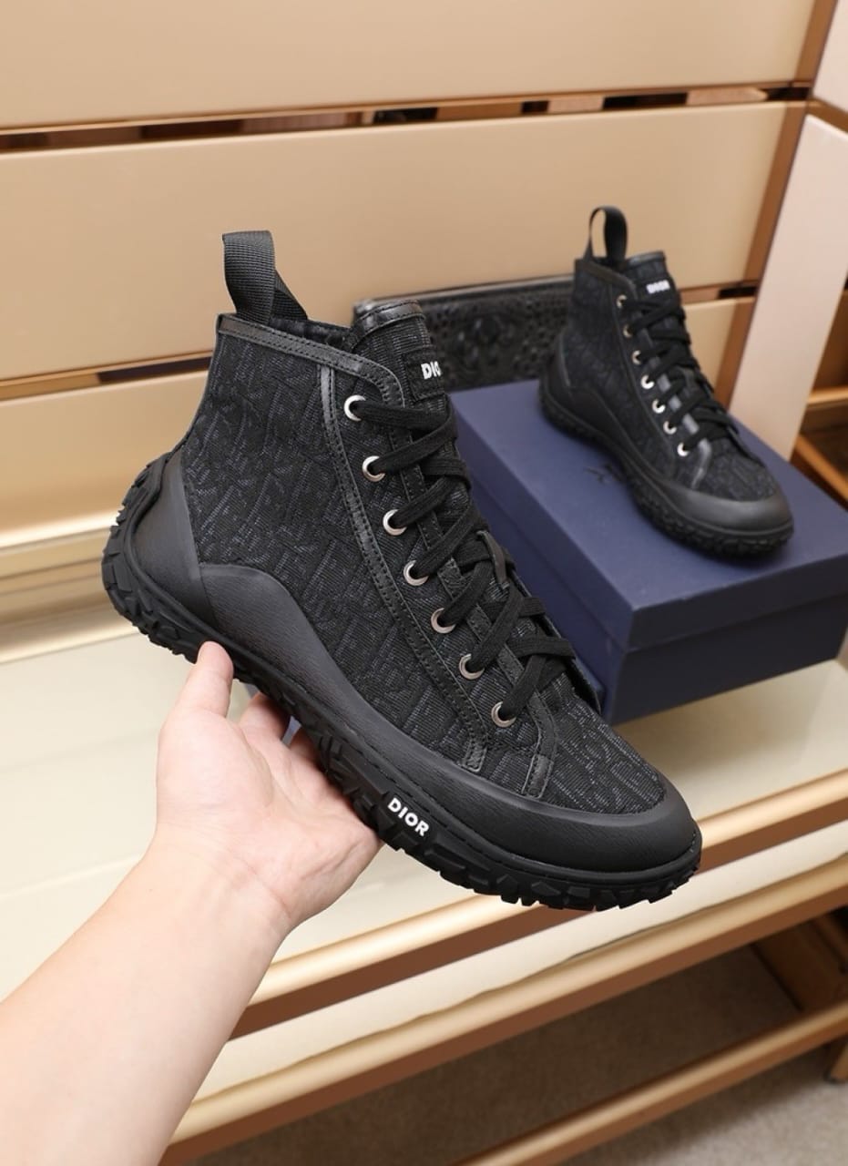 Dior B28 Diorizon Ankle Boot 'Dior Oblique - Black
