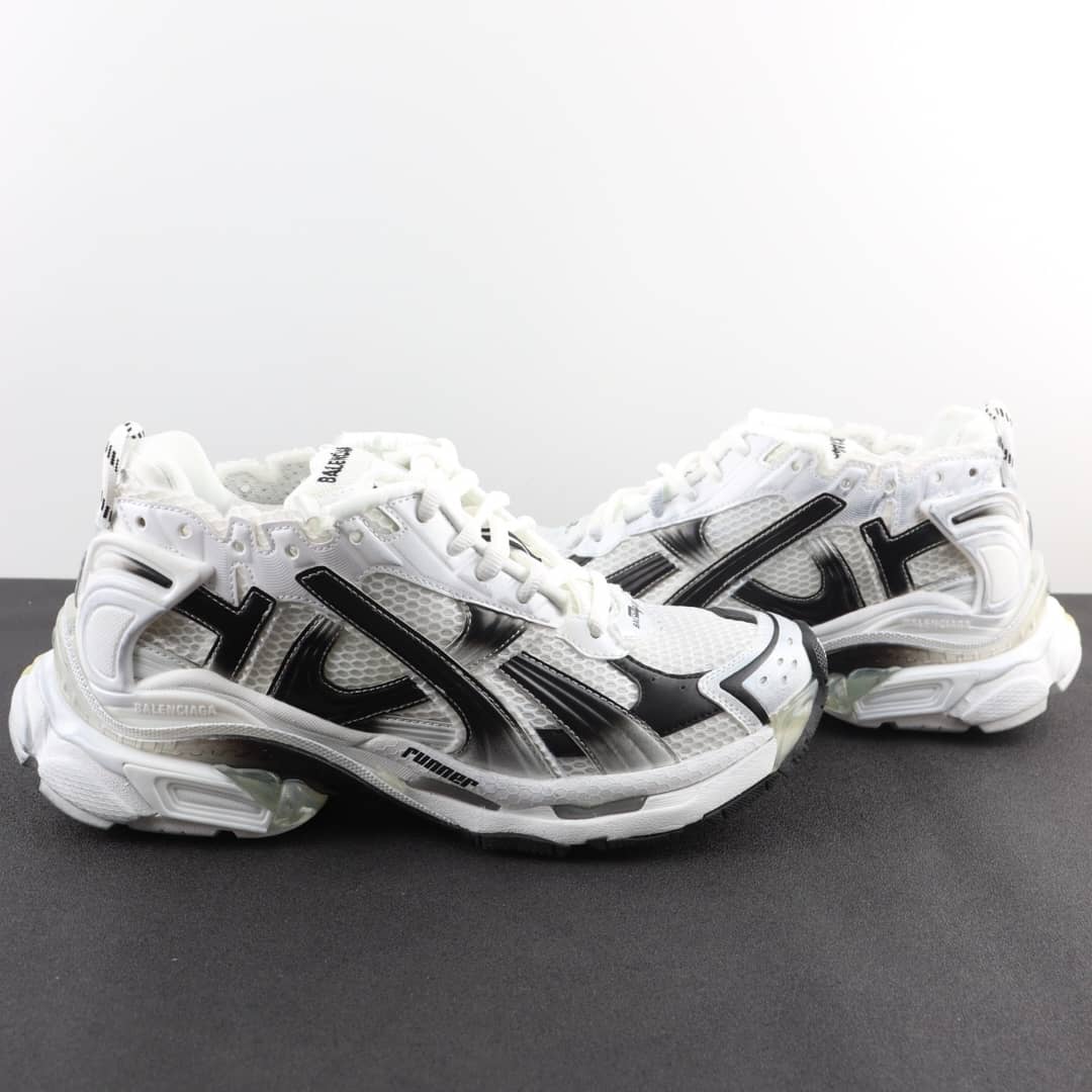 Balenciaga Runner sneakers in a white and black gradient