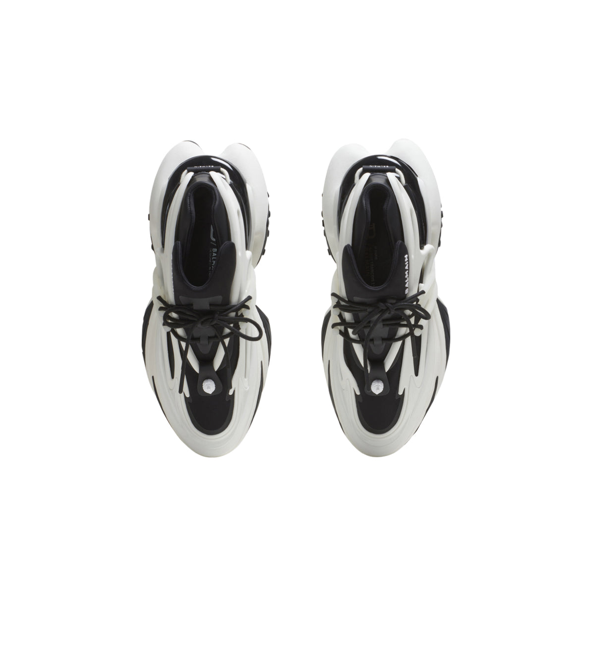 Balmain Men's Unicorn Neoprene Two-Tone Sneakers