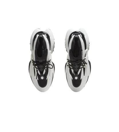 Balmain Men's Unicorn Neoprene Two-Tone Sneakers