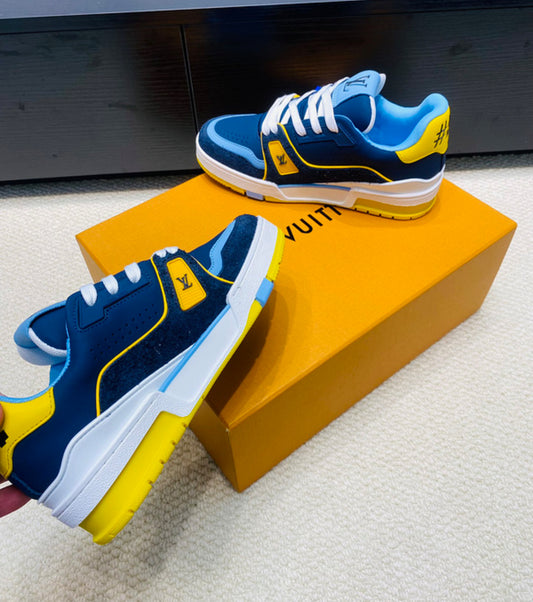 Louis Vuitton Trainer 'BLUE CALF LEATHER”