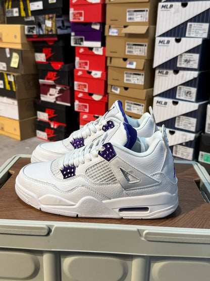 Nike Air Jordan 4 Retro "Metallic Purple,"