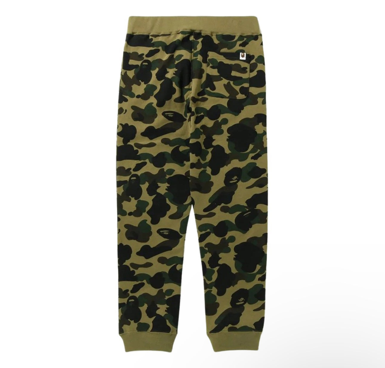 A Bathing Ape (BAPE) 1st Camo Shark Sweatpants (GREEN,YELLOW,RED,BLUE,BLACK)