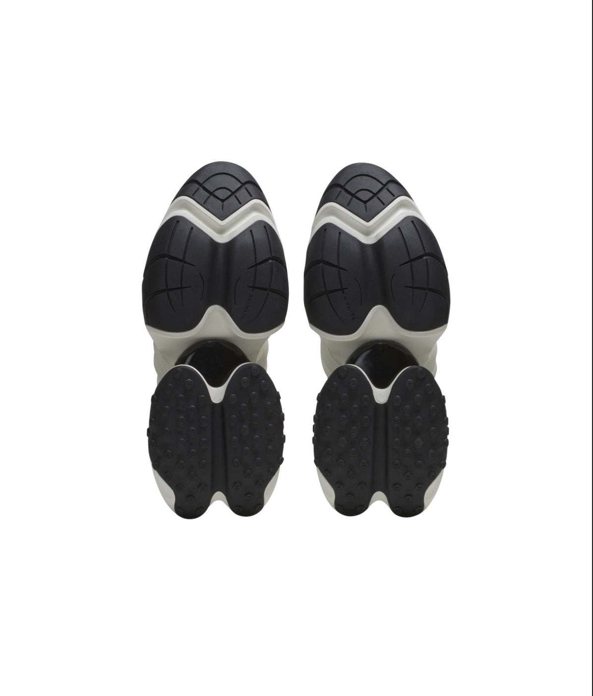 Balmain Men's Unicorn Neoprene Two-Tone Sneakers