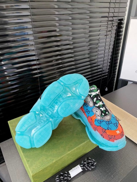 Gucci x Balenciaga Triple S 'The Hacker Project'