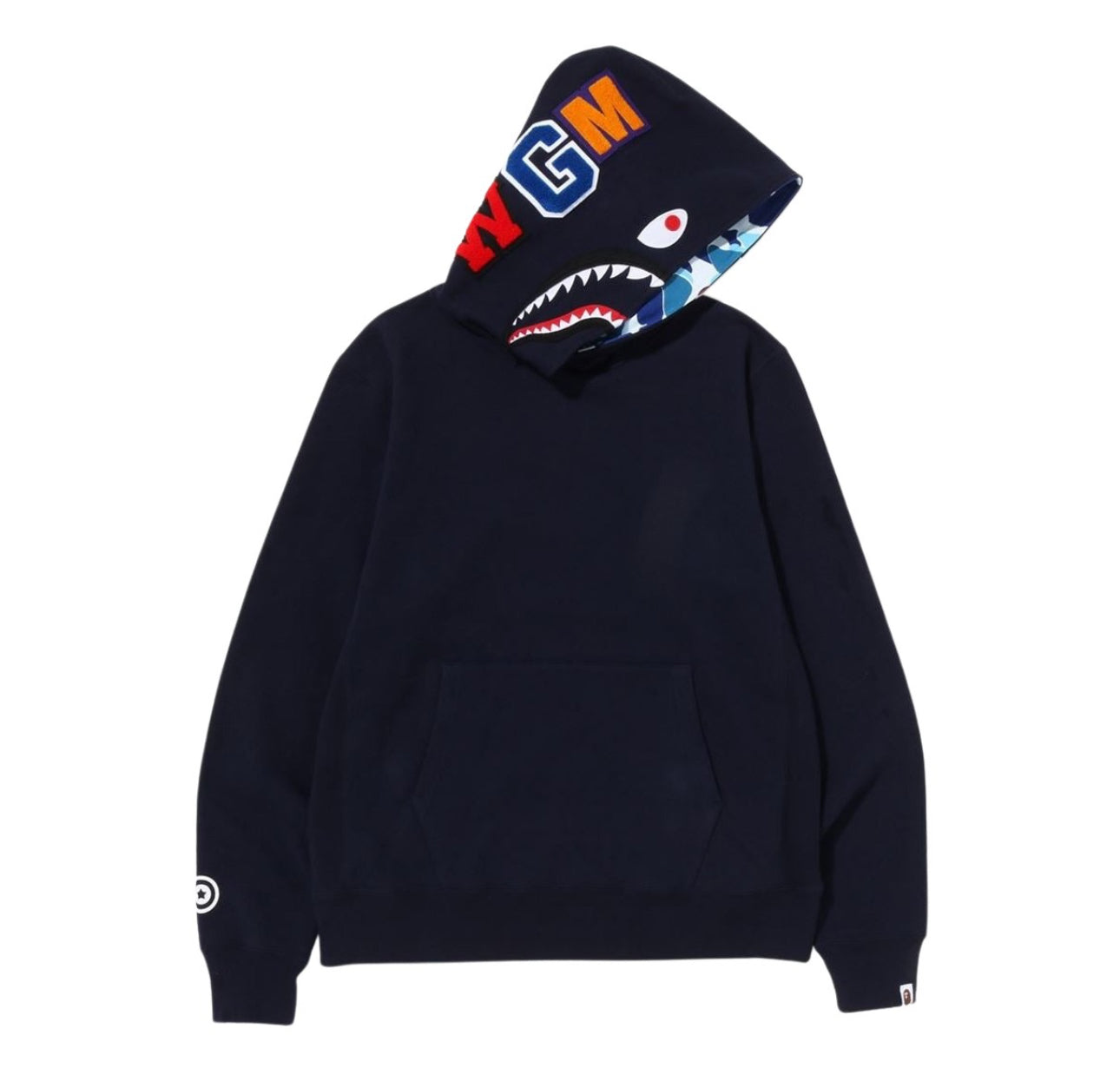 A Bathing Ape BAPE Shark Pullover Hoodie (NAVY,GRAY,BLACK)
