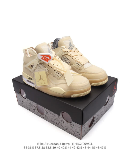 Nike Air Jordan 4 Retro SP 'Sail' x Off-White