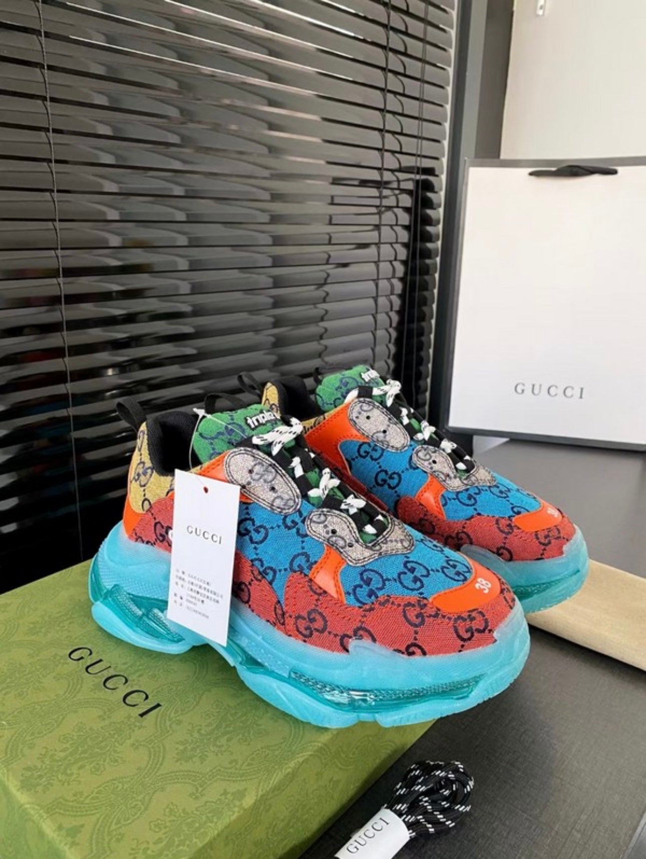 Gucci x Balenciaga Triple S 'The Hacker Project'