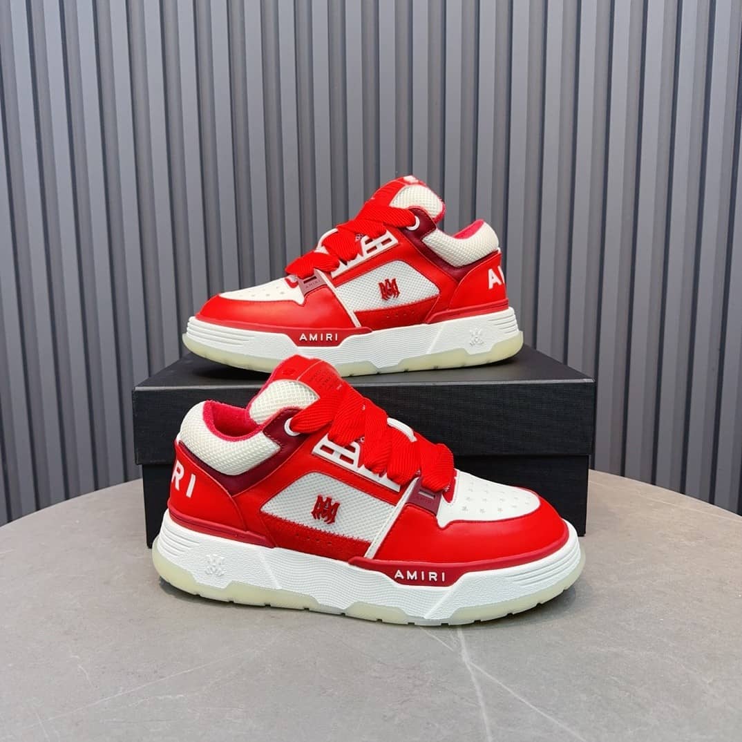 Amiri MA-1 sneakers in the 'Alabaster Red'
