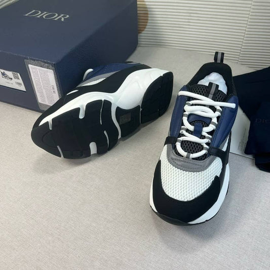 Dior B22 Navy White Black Trainer