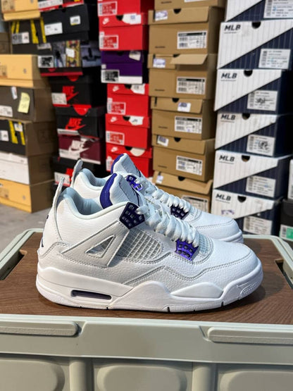 Nike Air Jordan 4 Retro "Metallic Purple,"