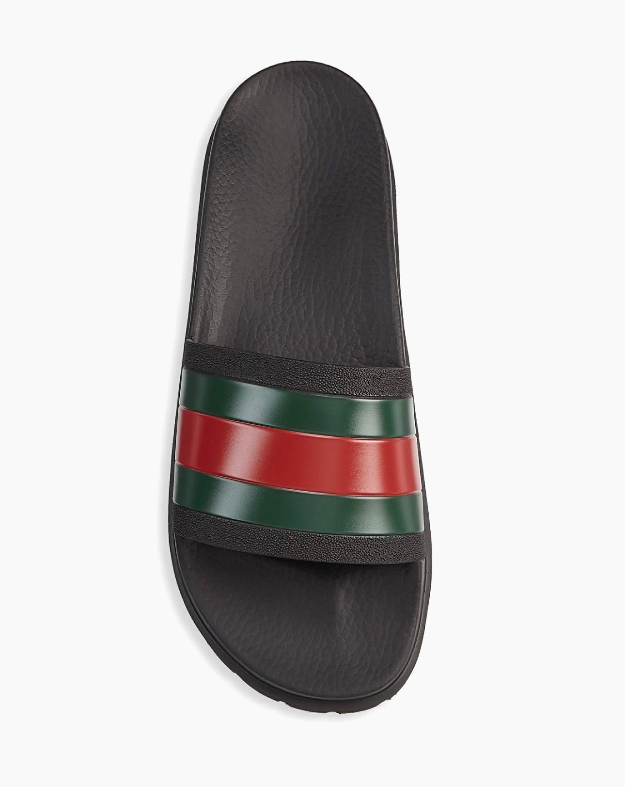 Gucci Men's Web Slide Sandals Black