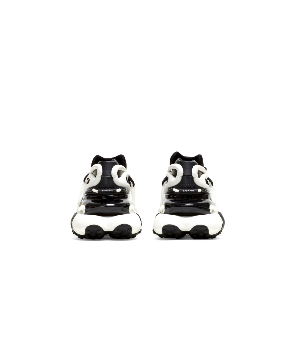Balmain Men's Unicorn Neoprene Two-Tone Sneakers