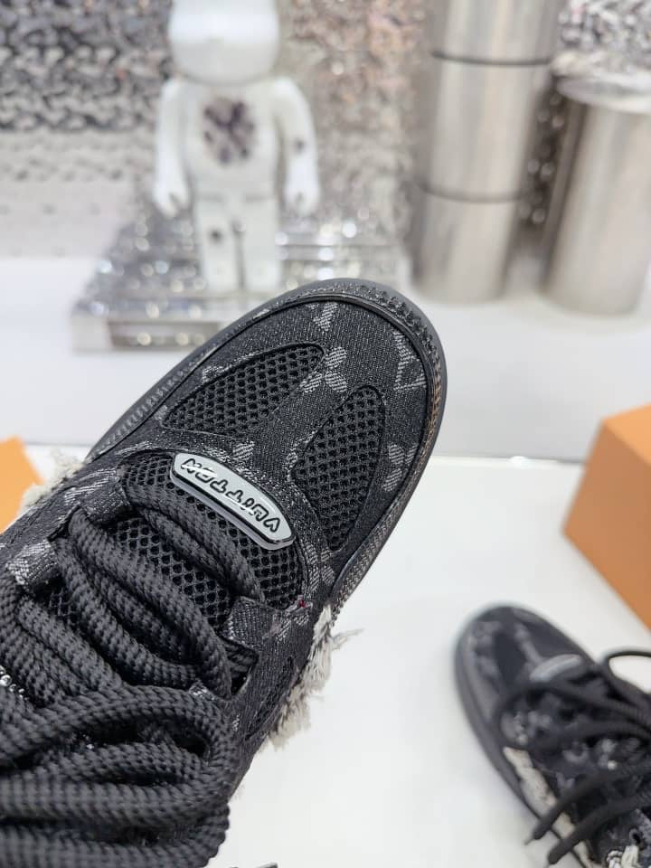Louis Vuitton LV Skate Sneaker in 'Black Swarovski Monogram'