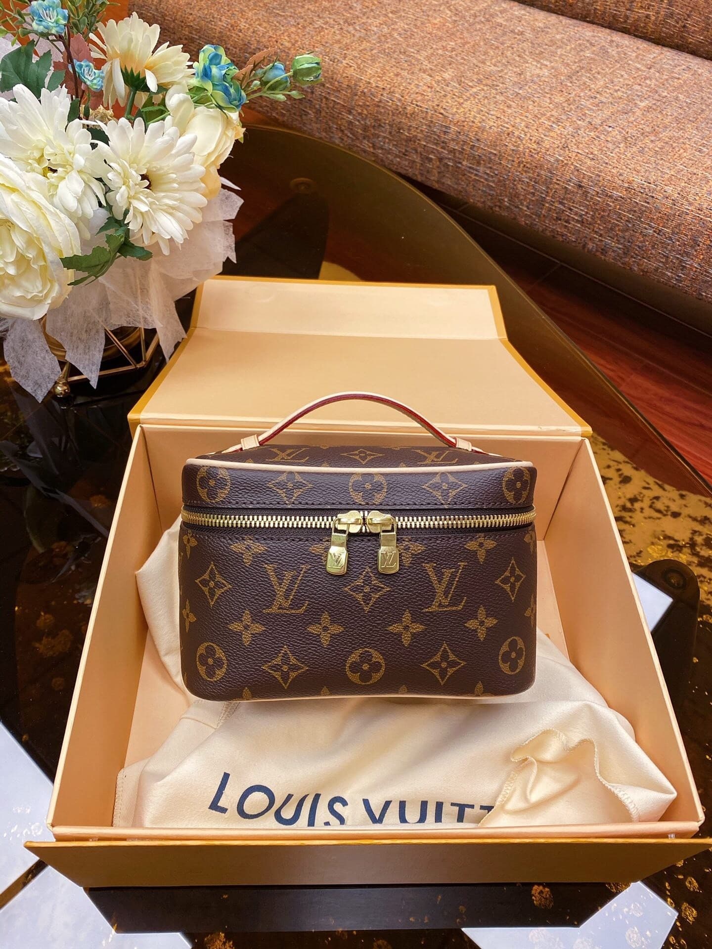 Louis Vuitton Monogram Neil Mini Makeup Bag