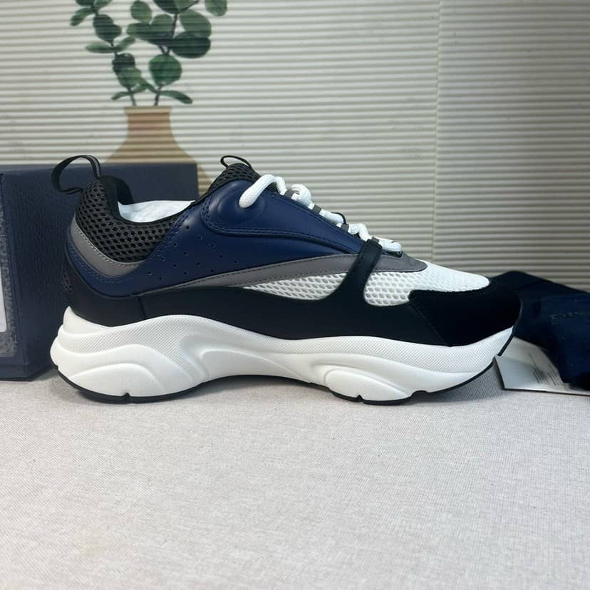 Dior B22 Navy White Black Trainer