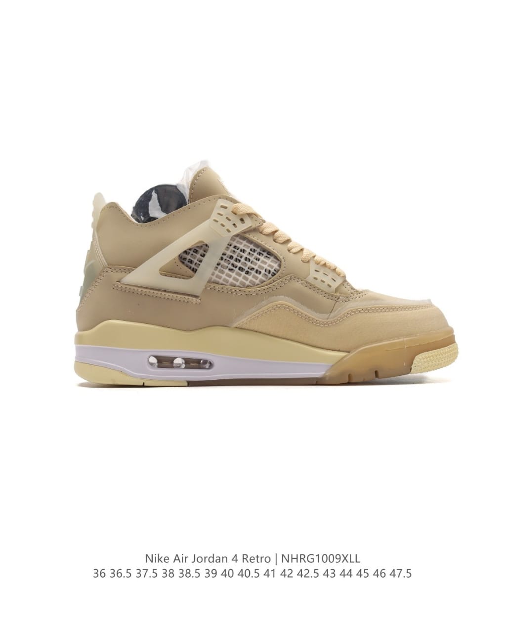 Nike Air Jordan 4 Retro SP 'Sail' x Off-White