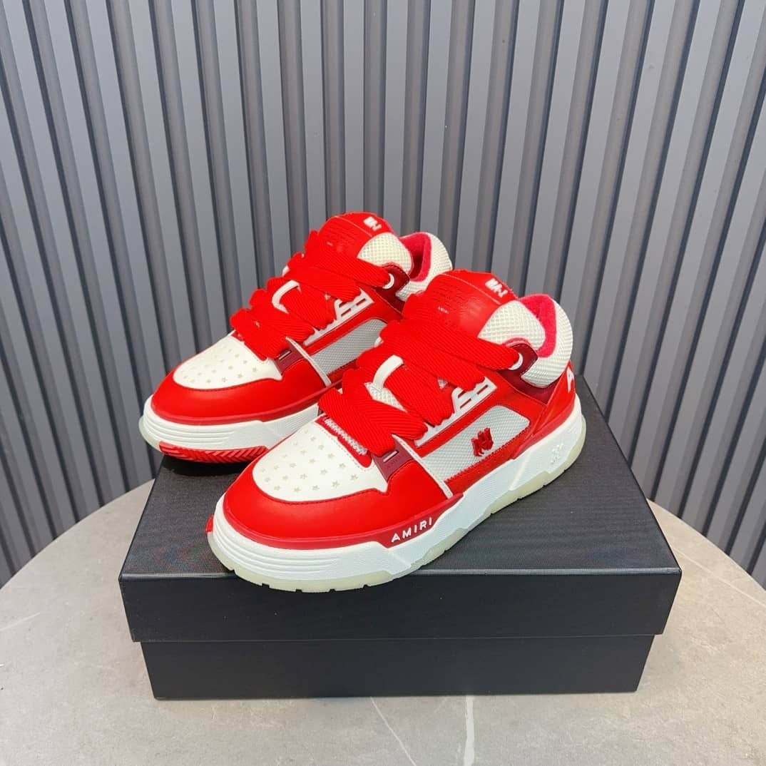 Amiri MA-1 sneakers in the 'Alabaster Red'