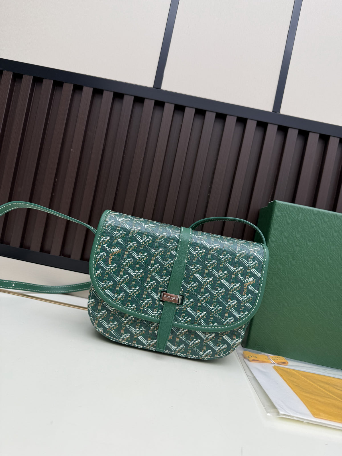 Goyard Belvedere PM Messenger Bag – Green