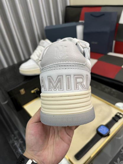 AMIRI MA Skyline Sneakers in Alabaster/White