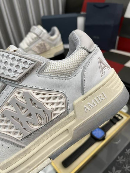 AMIRI MA Skyline Sneakers in Alabaster/White