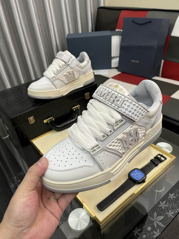 AMIRI MA Skyline Sneakers in Alabaster/White
