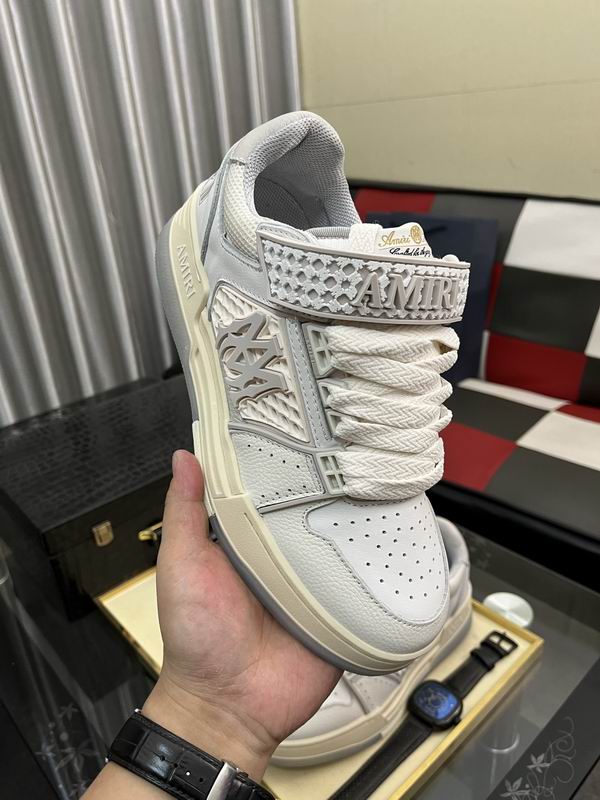 AMIRI MA Skyline Sneakers in Alabaster/White
